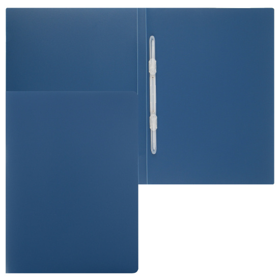 Папка-скоросшиватель А4, пластик, ширина корешка 15 мм, синий KLERK 190930