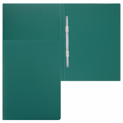 Папка-скоросшиватель А4, пластик, ширина корешка 15мм, зеленый KLERK 190931