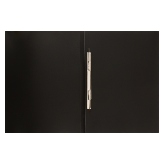Папка-скоросшиватель А4, пластик, ширина корешка 15 мм, черный KLERK 190934