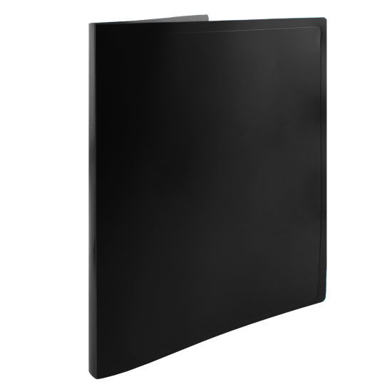 Папка с зажимом А4, пластик, толщина пластика 0,50 мм, 1 зажим, цвет черный KLERK 213875