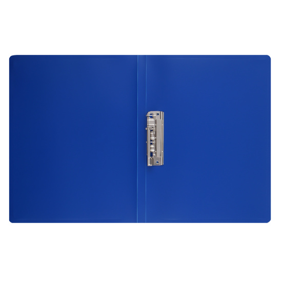 Папка с зажимом А4, пластик, толщина пластика 0,50 мм, 1 зажим, цвет синий KLERK 213876