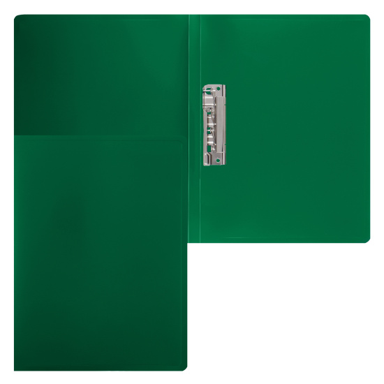 Папка с зажимом PREMIUM А4, пластик, толщина пластика 0,50 мм, 1 зажим, цвет зеленый KLERK 213877