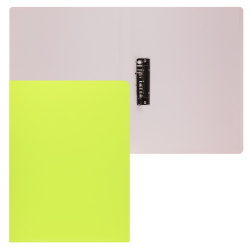 Папка с зажимом 0,70мм 27мм Premium KLERK NEON 232640 желтая