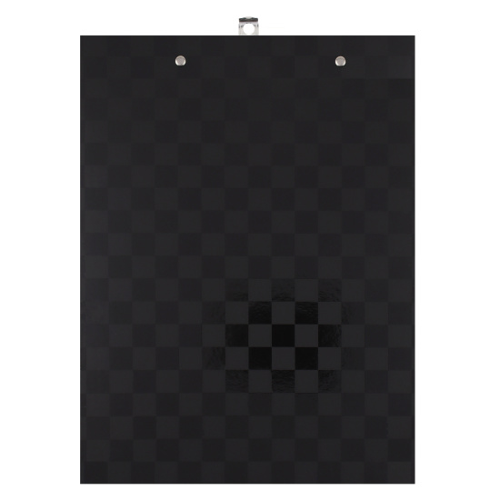 Планшет с зажимом А4, ламинированный картон, толщина 2,0 мм, цвет черный TOTAL BLACK deVENTE 3034325