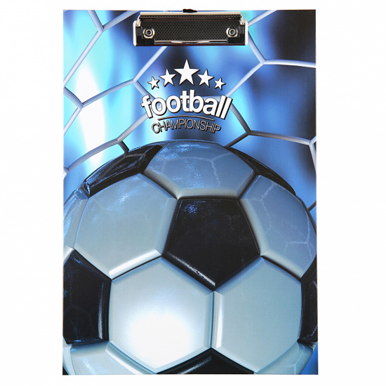 Планшет с зажимом А4, ламинированный картон Football deVENTE 3034911