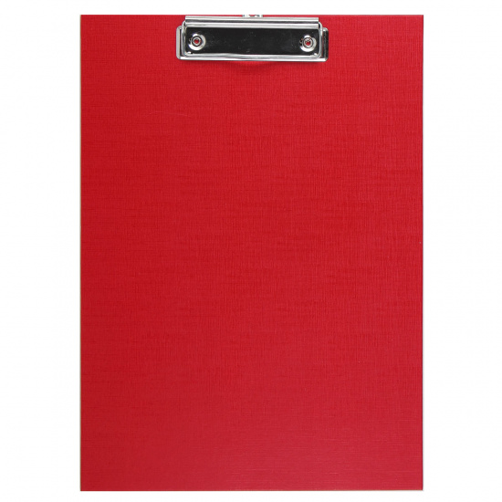 Планшет с зажимом А4, картон, покрытие ПВХ, цвет красный Attache 831848