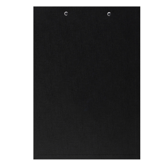 Планшет с зажимом А4, картон, покрытие ПВХ, толщина 1,75 мм, цвет черный Attomex 3034045