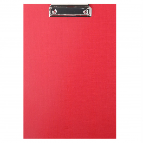 Планшет с зажимом А4, картон, покрытие ПВХ, толщина 2,0 мм, цвет красный Classic Expert Complete EC18724