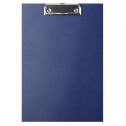 Планшет с зажимом А4, картон, покрытие ПВХ, толщина 2,0 мм, цвет синий Classic Expert Complete EC18722
