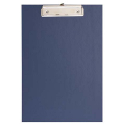 Планшет с зажимом А4, картон, покрытие ПВХ, толщина 2,0 мм, цвет синий Стандарт Erich Krause 755