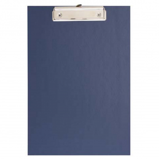 Планшет с зажимом А4, картон, покрытие ПВХ, толщина 2,0 мм, цвет синий Стандарт Erich Krause 755