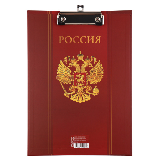 Планшет с зажимом, А4, ламинированный картон, толщина 3,0 мм, Символика, KLERK, 231753