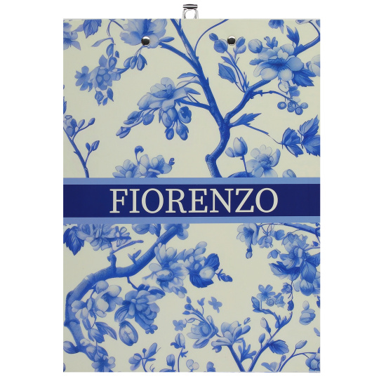 Планшет с зажимом, А4, ламинированный картон, толщина 3 мм, Blue birds, FIORENZO, 252848
