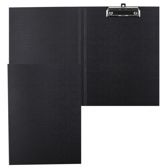 Папка-планшет с зажимом А4, картон, покрытие ПВХ, цвет черный deVENTE 3034708