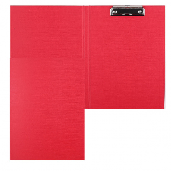 Папка-планшет с зажимом А4, картон, покрытие ПВХ, цвет красный deVENTE 3034706