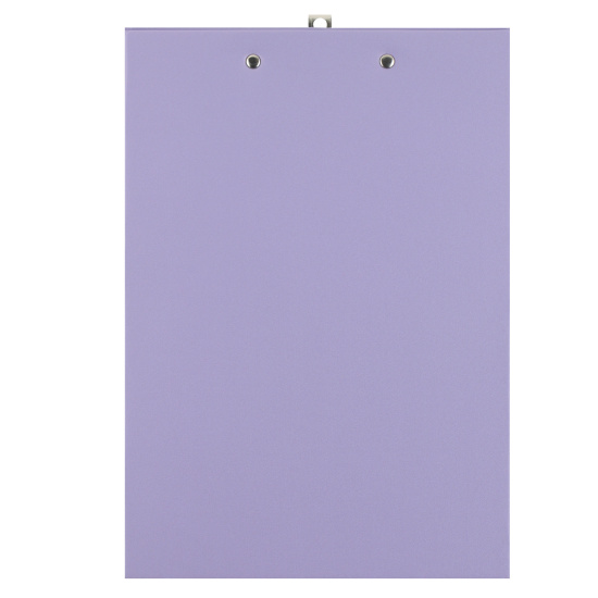 Папка-планшет с зажимом А4, картон, покрытие ПВХ, толщина 2,5 мм, цвет сиреневый deVENTE 3034118
