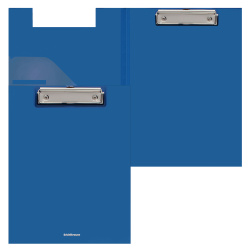 Папка-планшет с зажимом А4, пластик, 1 внутренний, цвет синий Erich Krause 45982