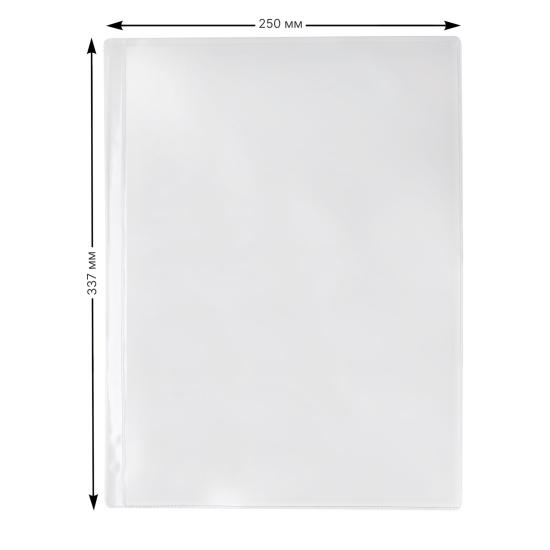 Файл, А4, плотность 120 мкм, 1 шт, поверхность глянцевая, без перфорации, ДПС, 1039