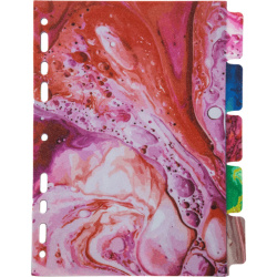 Разделитель Sparkl Marandi пластик, А4, 5 листов, цветовой - 5 цветов deVENTE 3051302