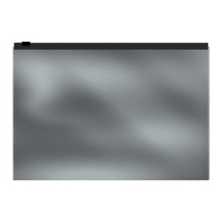 Папка на молнии А4, 242*335 мм, ПВХ, цвет серебряный Glossy Ice Metallic Erich Krause 54979