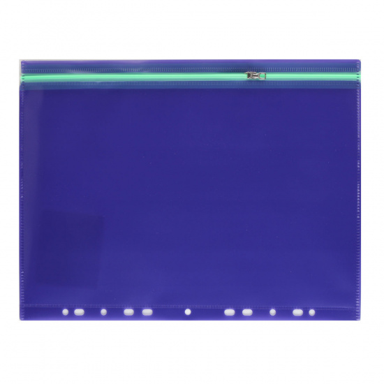 Папка на молнии А4 (250*330 мм), ПВХ, цвет фиолетовый Феникс 48204