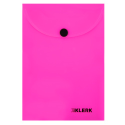 Папка-конверт на кноп А6 (114*158мм) 0,15мм deVENTE Pink flowers 3071515 непрозр