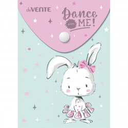 Папка-конверт на кноп А6 (114*158мм) 0,15мм Dance with me 3071522 непрозр