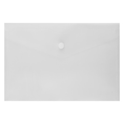 Папка-конверт на кноп А5 (170*250мм) 0,15мм KLERK 232521 прозрачная
