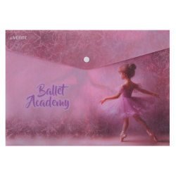 Папка-конверт на кноп А4 (235*330мм) 0,18мм deVENTE Ballet Academy 3079557