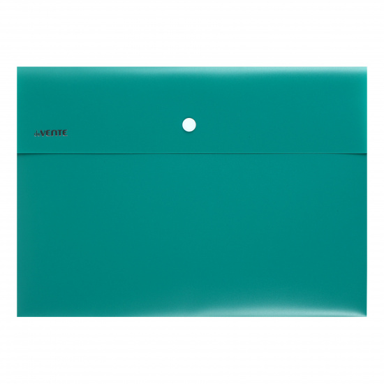 Папка-конверт на кнопке А4, 0,35 мм, цвет аквамарин Marandi deVENTE 3071215