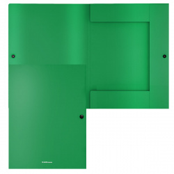 Папка-конверт на кнопке А4, 0,40 мм, цвет зеленый Matt Classic Erich Krause 47229