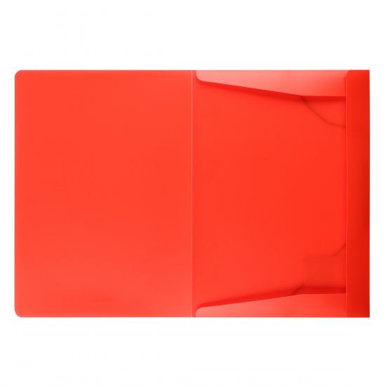 Папка на резинке А4, пластик, 0,40 мм, цвет красный Erich Krause 53324