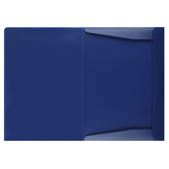 Папка на резинке А4, пластик, 0,40 мм, цвет синий Erich Krause 53322