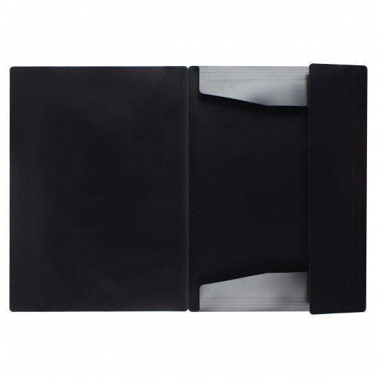 Папка на резинке А4, пластик, 0,40 мм, 20 мм, цвет черный Polar Bear deVENTE 3070207
