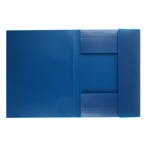 Папка на резинке А4, пластик, 0,40 мм, цвет синий Герб deVENTE 3070106