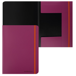 Папка на резинке, 1 отделение, А4, пластик, 0,60 мм, 20 мм, цвет бургунди, Esthetics, deVENTE, 3070503