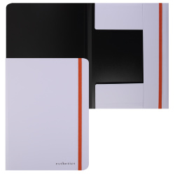 Папка на резинке, 1 отделение, А4, пластик, 0,60 мм, 20 мм, цвет лавандово-пепельный, Esthetics, deVENTE, 3070504