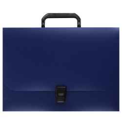 Папка-портфель А4, пластик, 1 отделение, цвет синий Matt Classic 50435 Erich Krause