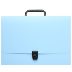 Папка-портфель А4, пластик, 1 отделение, цвет голубой Matt Pastel 53306 Erich Krause