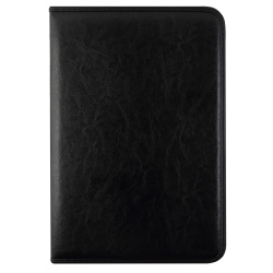 Папка, искусственная кожа, 1 отделение, 25*37*4 см, на молнии вокруг, цвет черный, Optima, Attomex, 1040508