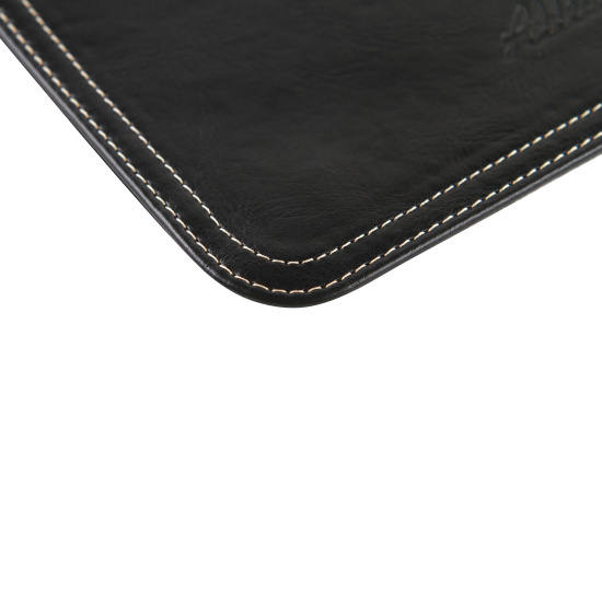 Сумка-планшет искусственная кожа, 23*27*6 см, цвет черный, клапан на магните Alliance Альянс 2-251-G