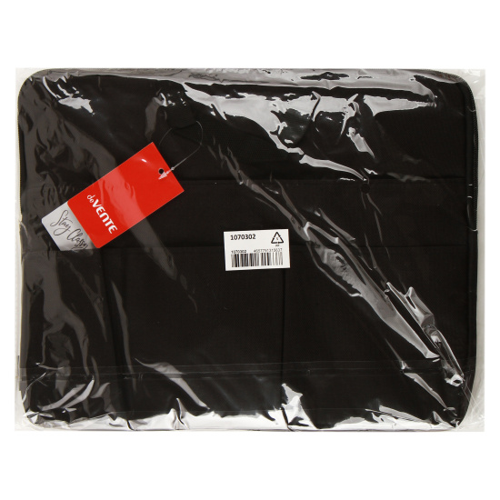 Сумка для ноутбука 15,6" (25*34*1 см), цвет черный deVENTE 1070302