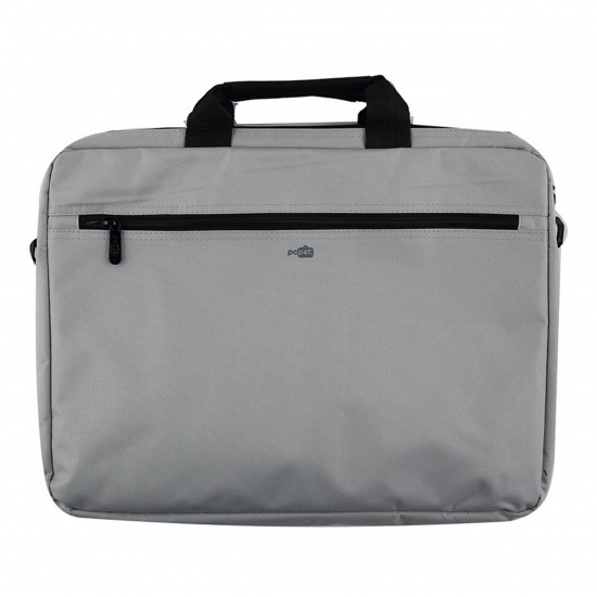 Сумка для ноутбука 15,6" (30*39*6 см), плечевой ремень, цвет серый PC PET PCP-A1415GY