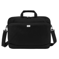 Сумка для ноутбука, 17" (34*47*3см), плечевой ремень, цвет черный, Digma, W211BK