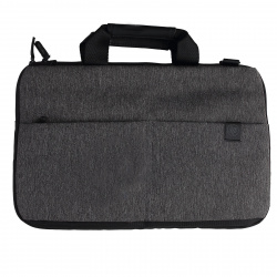 Сумка для ноутбука 14" (26*40*2 см), плечевой ремень, цвет серый Hewlett-Packard L6V67AA
