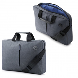 Сумка для ноутбука Essential Topload Black 15,6" (28*40*6 см), плечевой ремень, цвет серый Hewlett-Packard K0B38AA