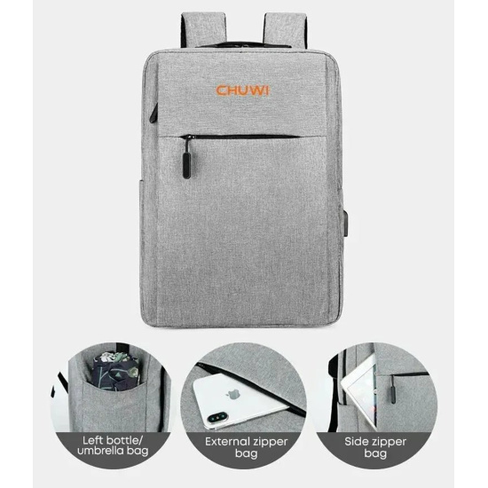 Сумка-рюкзак для ноутбука 15,6" (30*42*13 см), цвет серый CWBP-101