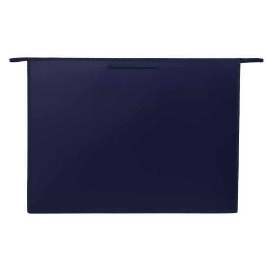 Папка для художника А2, 47*64*5 см, пластик, на молнии сверху, 1 отделение, цвет темно-синий Оникс 7537