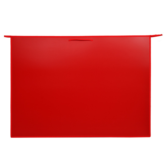 Папка для художника А1, 66*90*5 см, пластик, на молнии сверху, 1 отделение, цвет красный Оникс ПР 4 7506