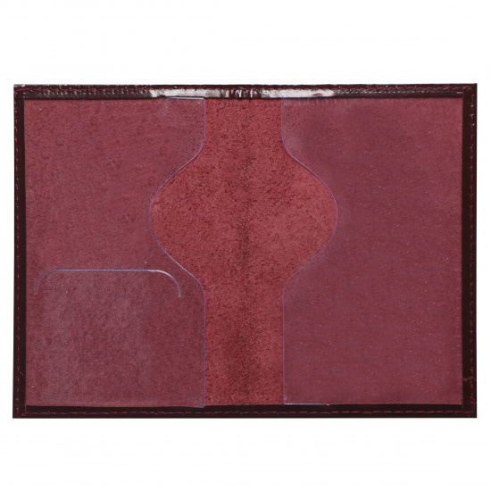 Обложка  для паспорта натуральная кожа, цвет красный KLERK Luxury 213935
